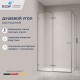 Душевой уголок RGW Stilvol SV-040Gr 1200x900 стекло матовое, профиль серый 