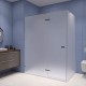 Душевой уголок RGW Stilvoll SV-040 1600x1000 стекло матовое-сатинат, профиль хром