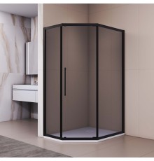 Душевой уголок RGW Passage 120x100 PA-86B стекло тонированное, профиль черный матовый (38088602-34N)