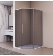 Душевой уголок RGW Passage 100x90 PA-86S стекло тонированное, профиль сатин (38088690-311N)
