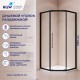 Душевой уголок  RGW PA-86-B 900x900 стекло прозрачное, профиль хром