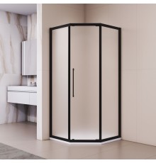 Душевой уголок RGW Passage 90x90 PA-86B стекло сатин, профиль черный матовый (38088699-24N)