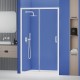 Душевые двери Раздвижные Passage (Пассаж) 150*195 стекло Прозрачное цвет профиля Белый 41081415-15