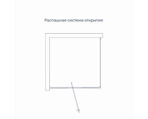 Душевой уголок RGW PA-32 NEW (PA-02 NEW + Z-050-1) 900x900  стекло прозрачное, профиль хром 
