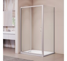 Душевой уголок RGW 410874100-11 100x100 см, стекло прозрачное 6 мм, профиль хром, коллекция Passage