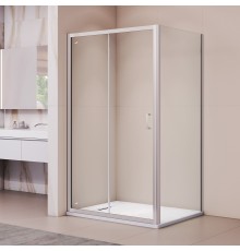Душевой уголок RGW 410874108-11 100x80 см, стекло прозрачное 6 мм, профиль хром, коллекция Passage