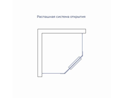 Душевой уголок RGW PA-82 1000x1000 стекло прозрачное, профиля хром