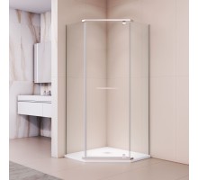 Душевой уголок RGW 41088288-11 80x80 см, стекло прозрачное 6 мм, профиль хром, коллекция Passage