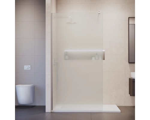 Душевая перегородка RGW WA-02-1 неподвижное Walk In cтекло Cora, 6 мм 120*195 xром 411002112-41