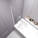 Раздвижная шторка на ванную RGW SC-109 60х150 см прозрачное стекло 6 мм 411110906-11
