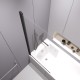 Раздвижная шторка на ванну RGW SC-109-B 60*150 прозрачное стекло 6 мм 411110906-14