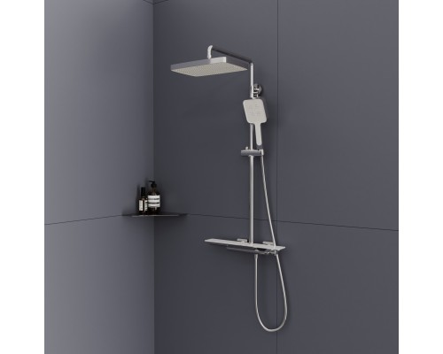 Душевая система RGW Shower Panels 51140134-01 SP-34, термостатическая, цвет хром