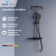 Душевая система RGW Shower Panels SP-34B с термостатом черный 51140134-04