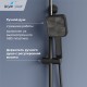 Душевая система RGW Shower Panels SP-34B с термостатом черный 51140134-04