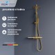 Душевая система RGW Shower Panels 51140134-06 SP-34G, термостатическая, цвет золото