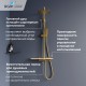 Душевая система RGW Shower Panels 51140134-06 SP-34G, термостатическая, цвет золото