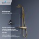 Душевая система RGW Shower Panels 51140134-06 SP-34G, термостатическая, цвет золото
