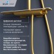 Душевая система RGW Shower Panels 51140134-06 SP-34G, термостатическая, цвет золото