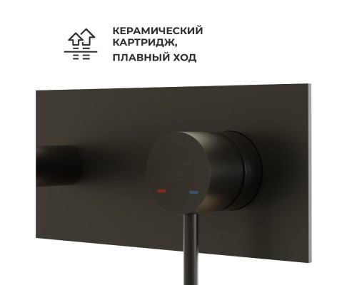 Смеситель с изливом встраиваемый RGW SP-45-11B