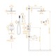 Душевая система RGW Shower Panels 51140855-01 SP-55, скрытый монтаж, хром