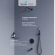 Душевая система RGW Shower Panels 51140855-04 SP-55B, скрытый монтаж, черный матовый