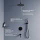 Душевая система RGW Shower Panels 51140855-04 SP-55B, скрытый монтаж, черный матовый