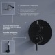 Душевая система RGW Shower Panels 51140855-04 SP-55B, скрытый монтаж, черный матовый