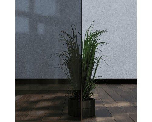 Душевые двери Распашные Passage (Пассаж) 80*195 стекло Тонированное цвет профиля Черный 54080308-34