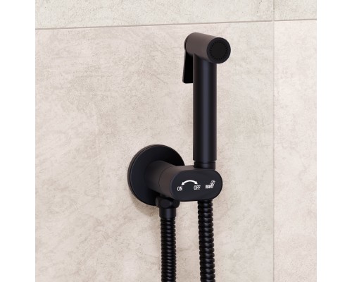 Гигиенический душ RGW Shower Panels SP-210B 581408210-04 со смесителем, черный матовый 