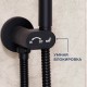Гигиенический душ RGW Shower Panels SP-210B 581408210-04 со смесителем, черный матовый 