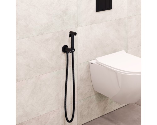 Гигиенический душ RGW Shower Panels SP-210B 581408210-04 со смесителем, черный матовый 