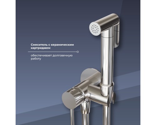 Гигиенический душ RGW Shower Panels SP-211, 581408211-01, со смесителем, хром