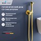 Гигиенический душ RGW Shower Panels 211-Gb, 581408211-06, со смесителем, золото