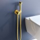 Гигиенический душ RGW Shower Panels 211-Gb, 581408211-06, со смесителем, золото