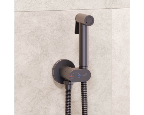 Гигиенический душ RGW Shower Panels SP-213Gr 581408213-11 со смесителем, оружейная сталь