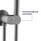 Гигиенический душ RGW Shower Panels SP-213Gr 581408213-11 со смесителем, оружейная сталь