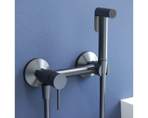 Гигиенический душ RGW Shower Panels SP-215-Gr, 581408215-11, со смесителем, серый