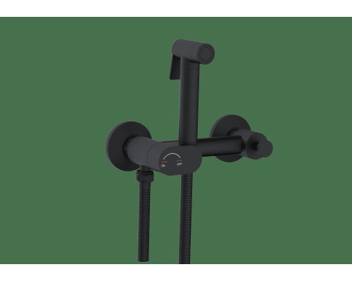 Гигиенический душ RGW Shower Panels SP-216B 581408216-04 со смесителем, черный матовый