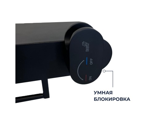 Гигиенический душ RGW Shower Panels SP-216B 581408216-04 со смесителем, черный матовый