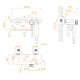 Гигиенический душ RGW Shower Panels 581408220-01, со смесителем, хром