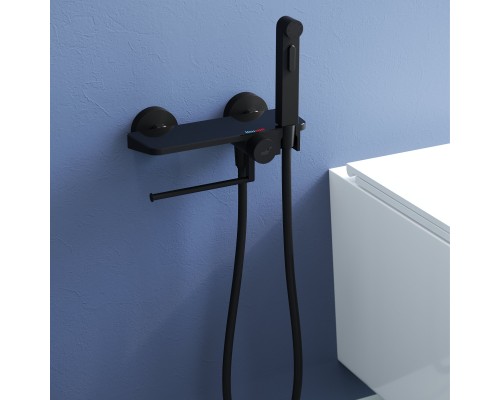 Гигиенический душ RGW Shower Panels 581408220-04, со смесителем, черный