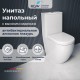 Унитаз с бачком напольный RGW SW-03 белый, горизонтальный выпуск, с микролифтом 67420103-01