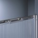 Душевые двери Распашные Stilvoll (Стилвол - На стиле) 90*200 стекло Ribbed (Ребристое) цвет профиля Хром 703205209-151