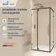 Душевой уголок RGW Classic CL-35-B  900 х 900 стекло прозрачное, профиль черный