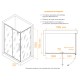 Душевой уголок  RGW Classic CL-46B 1200x800 стекло прозрачное, профиль черный
