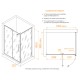 Душевой уголок RGW Classic CL-46B 1200x900 стекло прозрачное, профиль черный