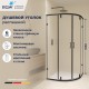 Душевой уголок RGW Classic CL-55-B  900 х 900 стекло прозрачное, профиль черный