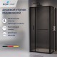 Душевой уголок RGW LE-45 120х100 77124520-34 стекло тонированное, профиль черный