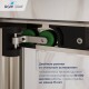 Душевой уголок RGW LE-45 120х90 стекло прозрачное, профиль хром
