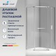 Душевой уголок RGW PA-83 800х800 стекло прозрачное, профиль хром
